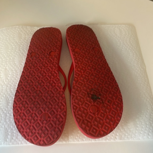 Tory Burch Red Flip Flops - Picture 5 of 6